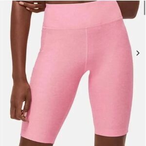 Outdoor voices pink high waist biker athletic shorts size small